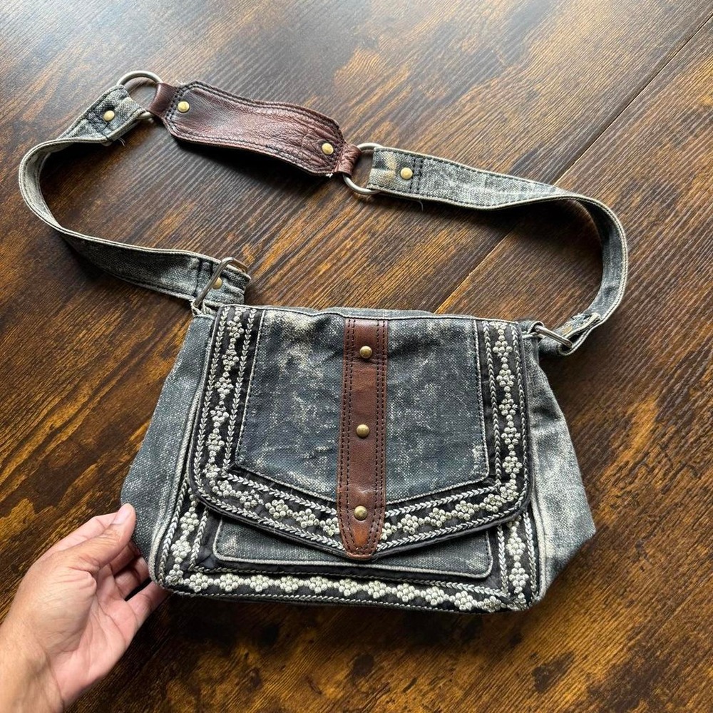Mona B Stella Embroidered Crossbody